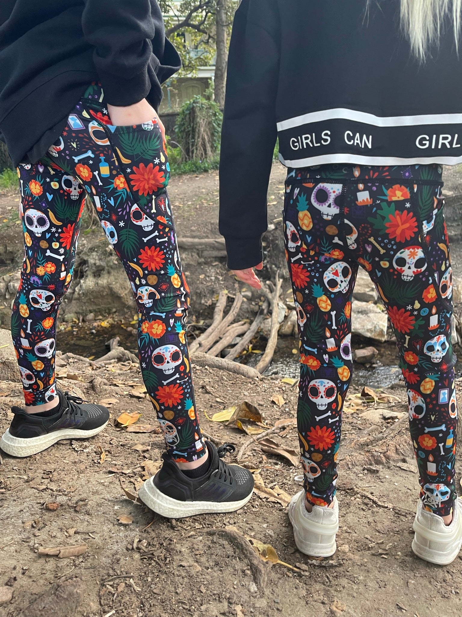 Girls tights- Day of the Dead
