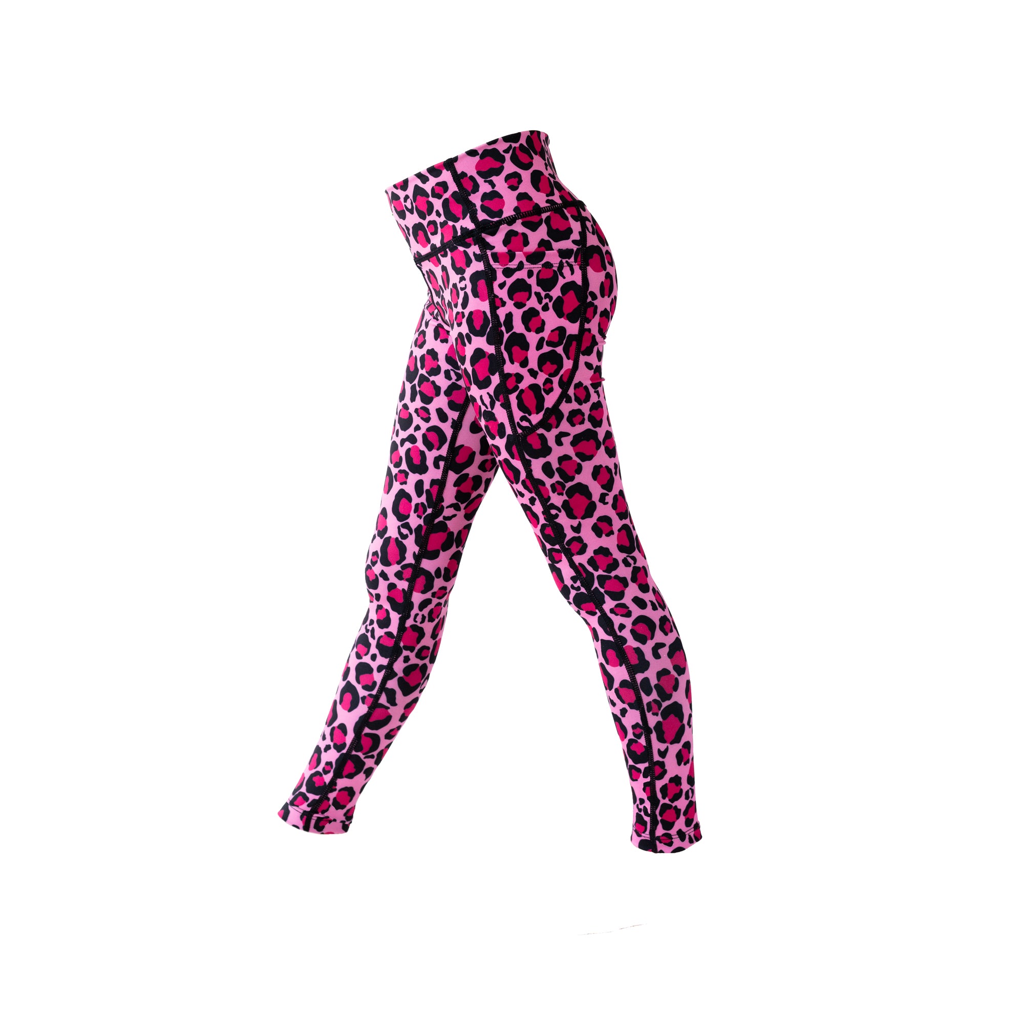 Girls tights- Pink Leo